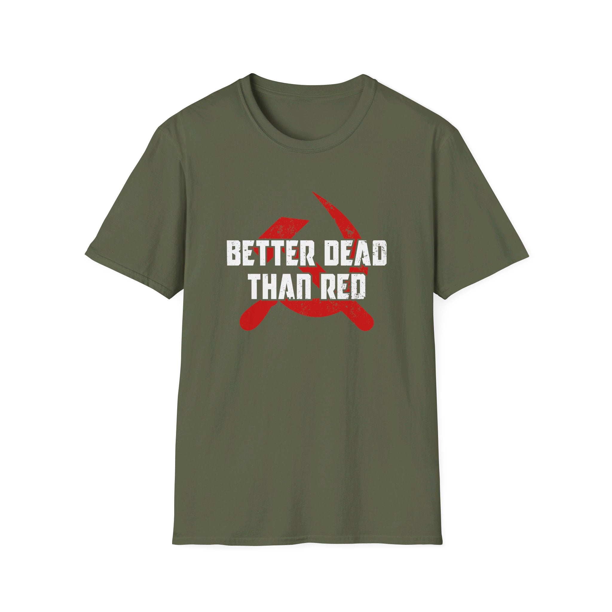 Better Dead Then Red Unisex T-Shirt - PatriotDepot.com