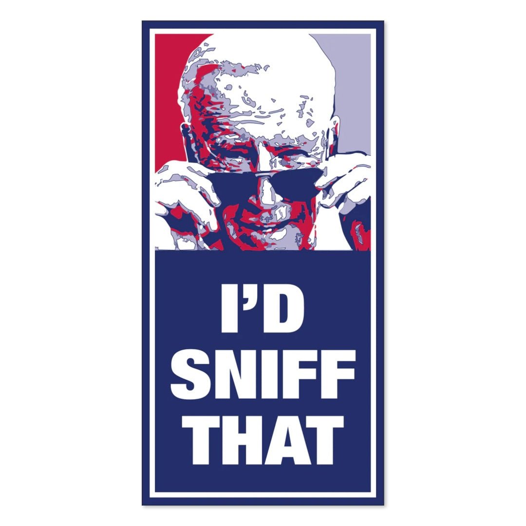 Biden "I'd Sniff That" Bumper Sticker - PatriotDepot.com