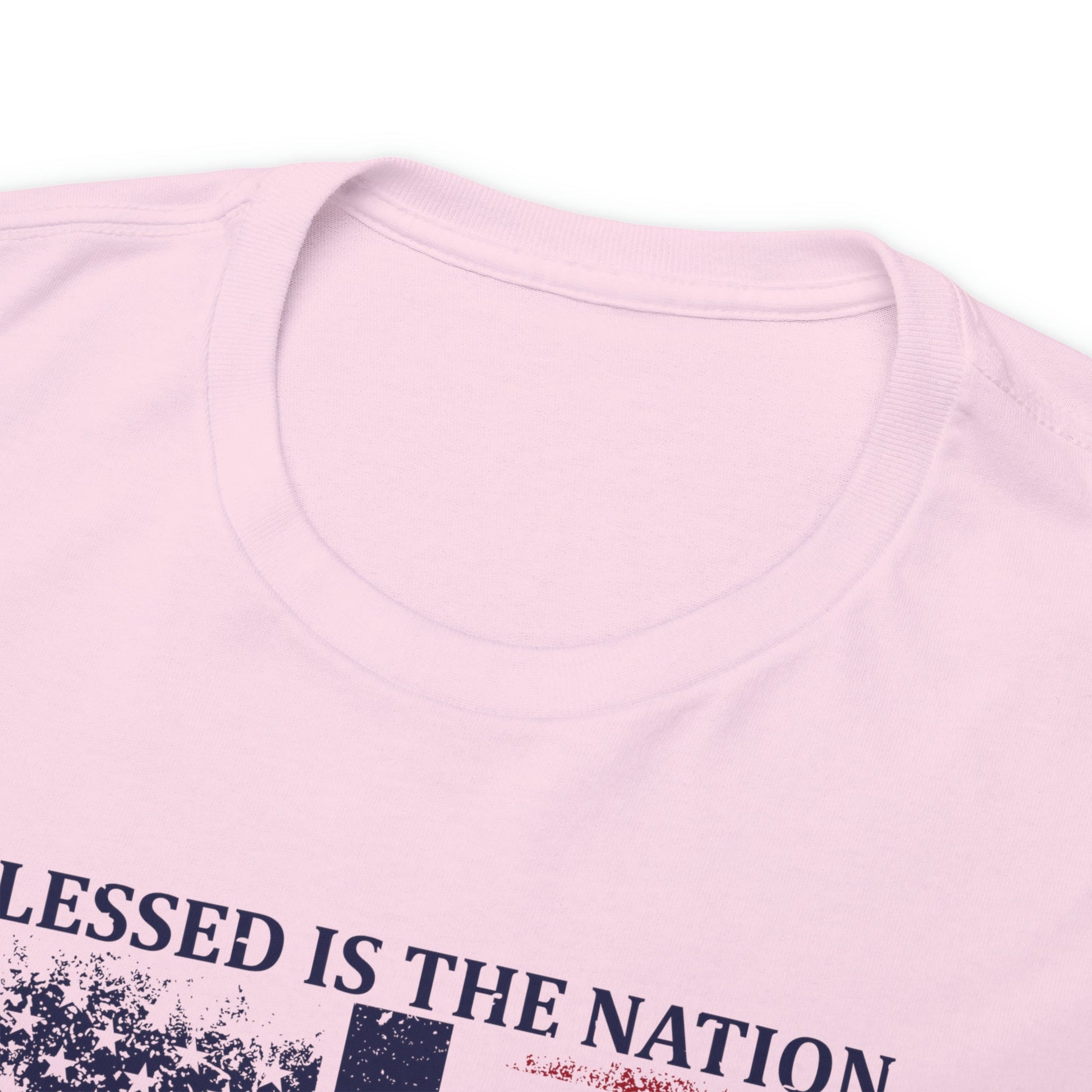 Blessed is the Nation Whose God is Lord (Psalm 33:12) Unisex T-Shirt - PatriotDepot.com