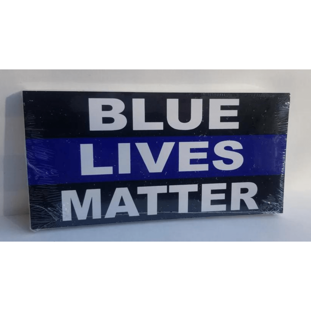 Blue Lives Matter Bumper Sticker - PatriotDepot.com