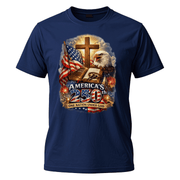 Built on Faith, Forged in Freedom – America’s 250th Anniversary T-Shirt - PatriotDepot.com