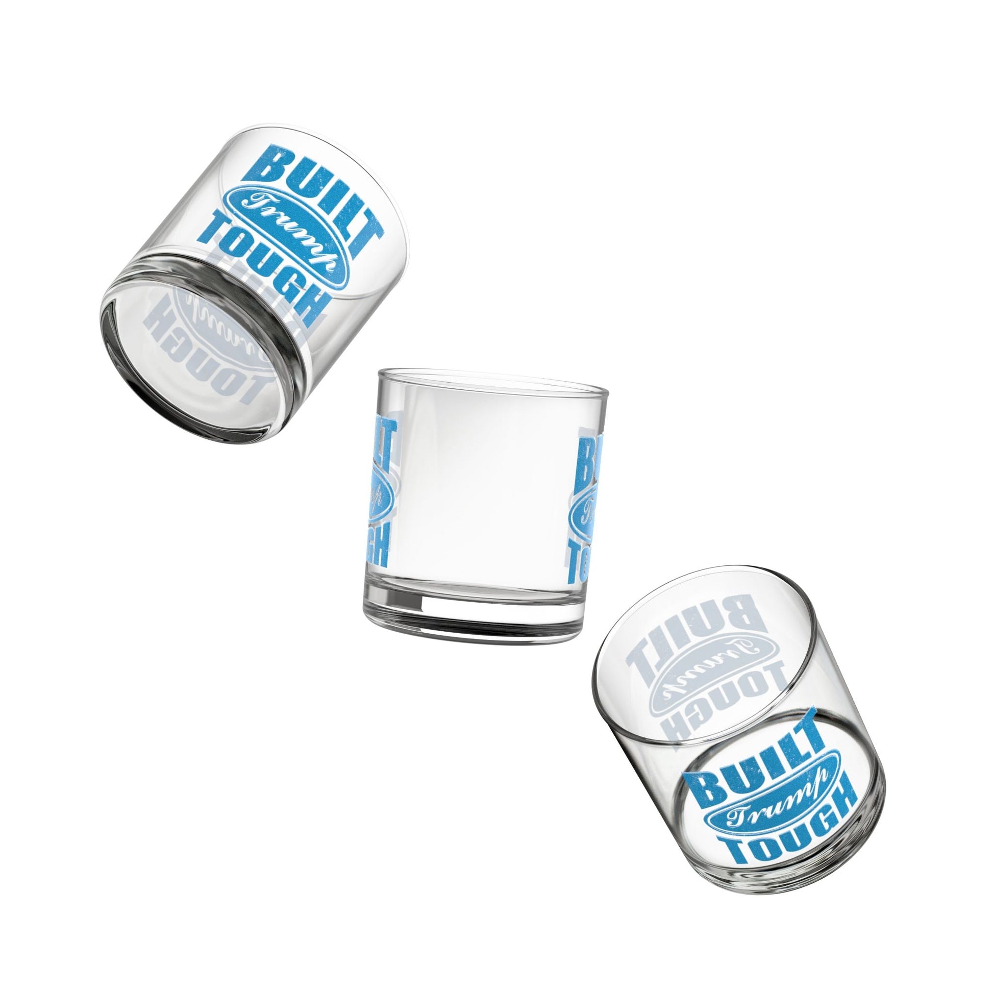 Built Trump Tough Rocks Glass - PatriotDepot.com