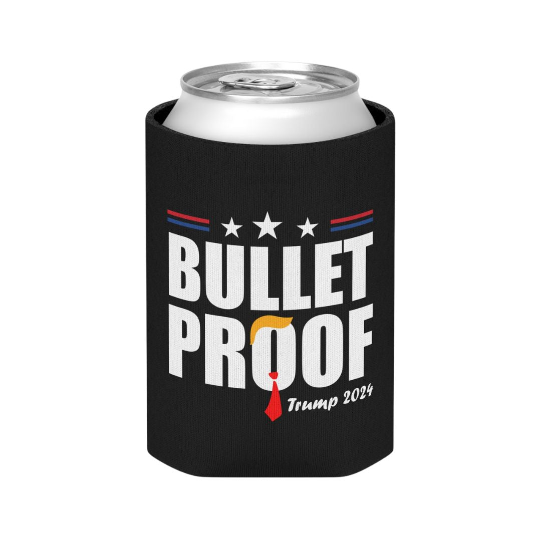 Bulletproof Trump 2024 Can Cooler (3 Colors) - PatriotDepot.com