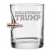 Bulletproof Trump Rocks Glass - PatriotDepot.com