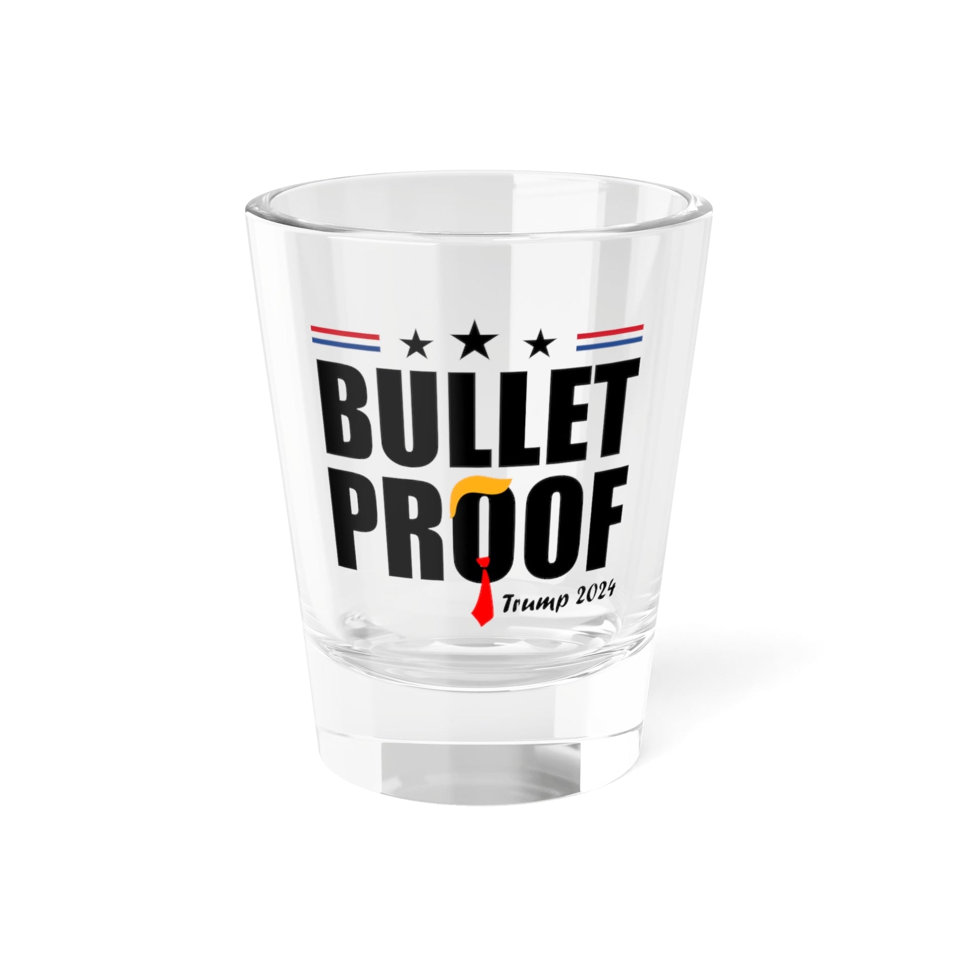 Bulletproof Trump Shot Glass - PatriotDepot.com