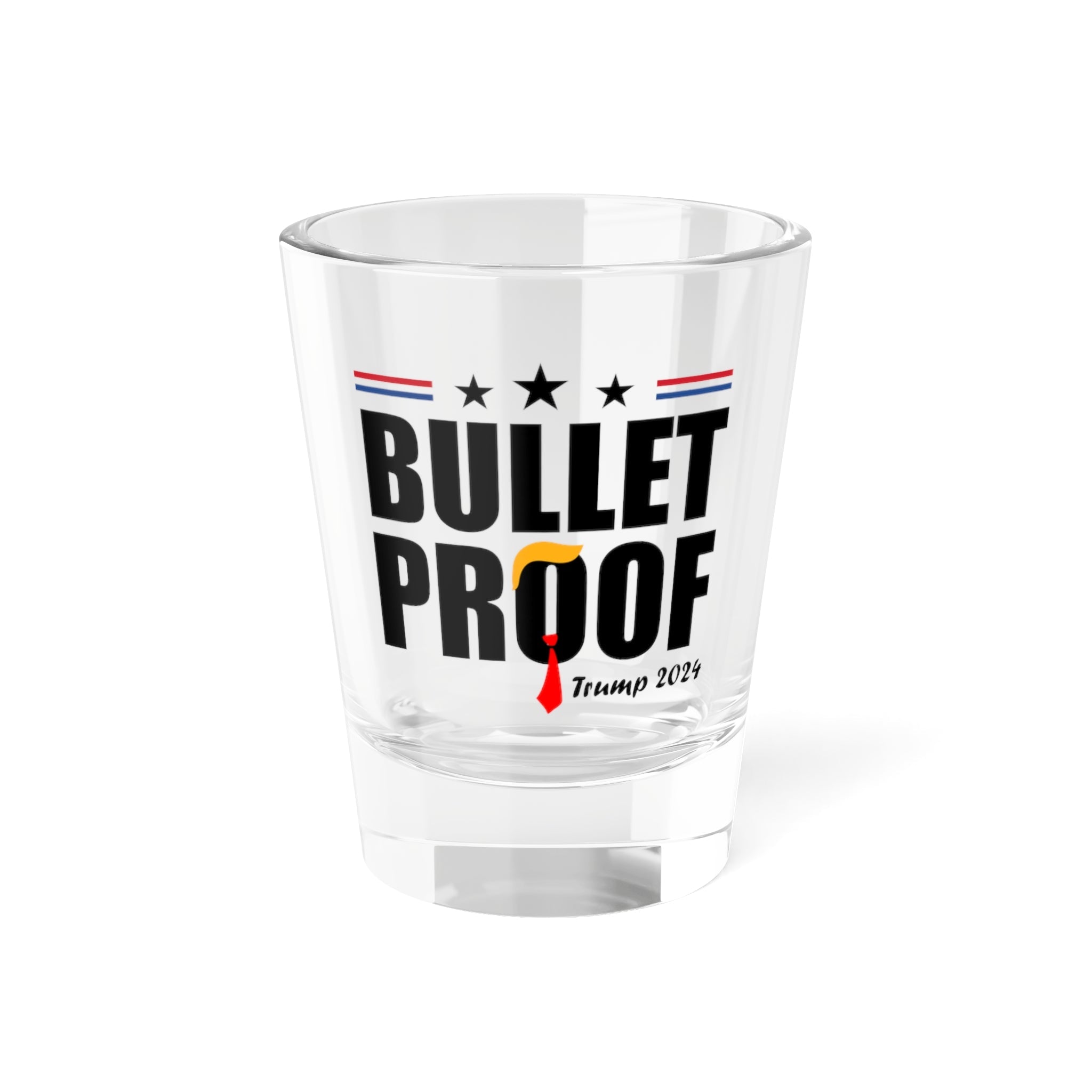 Bulletproof Trump Shot Glass - PatriotDepot.com