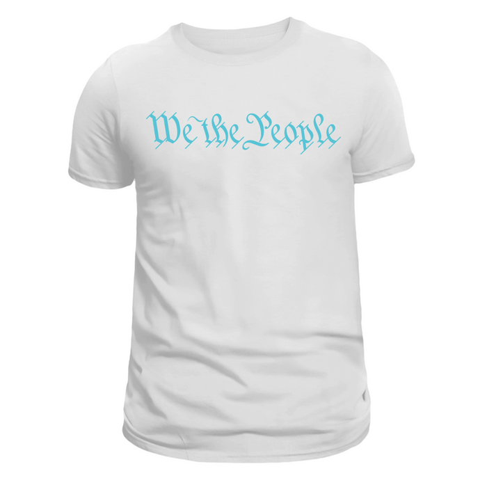 We The People T-Shirt (Blue Design)