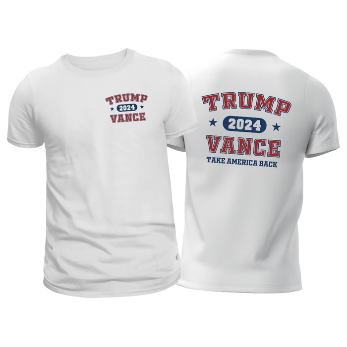 Trump Vance 2024 T-Shirt (Front and Back Design)