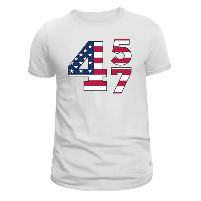 Patriotic Trump 45/47 T-Shirt