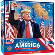 Celebrate America - Donald Trump 1000 Piece Jigsaw Puzzle - PatriotDepot.com