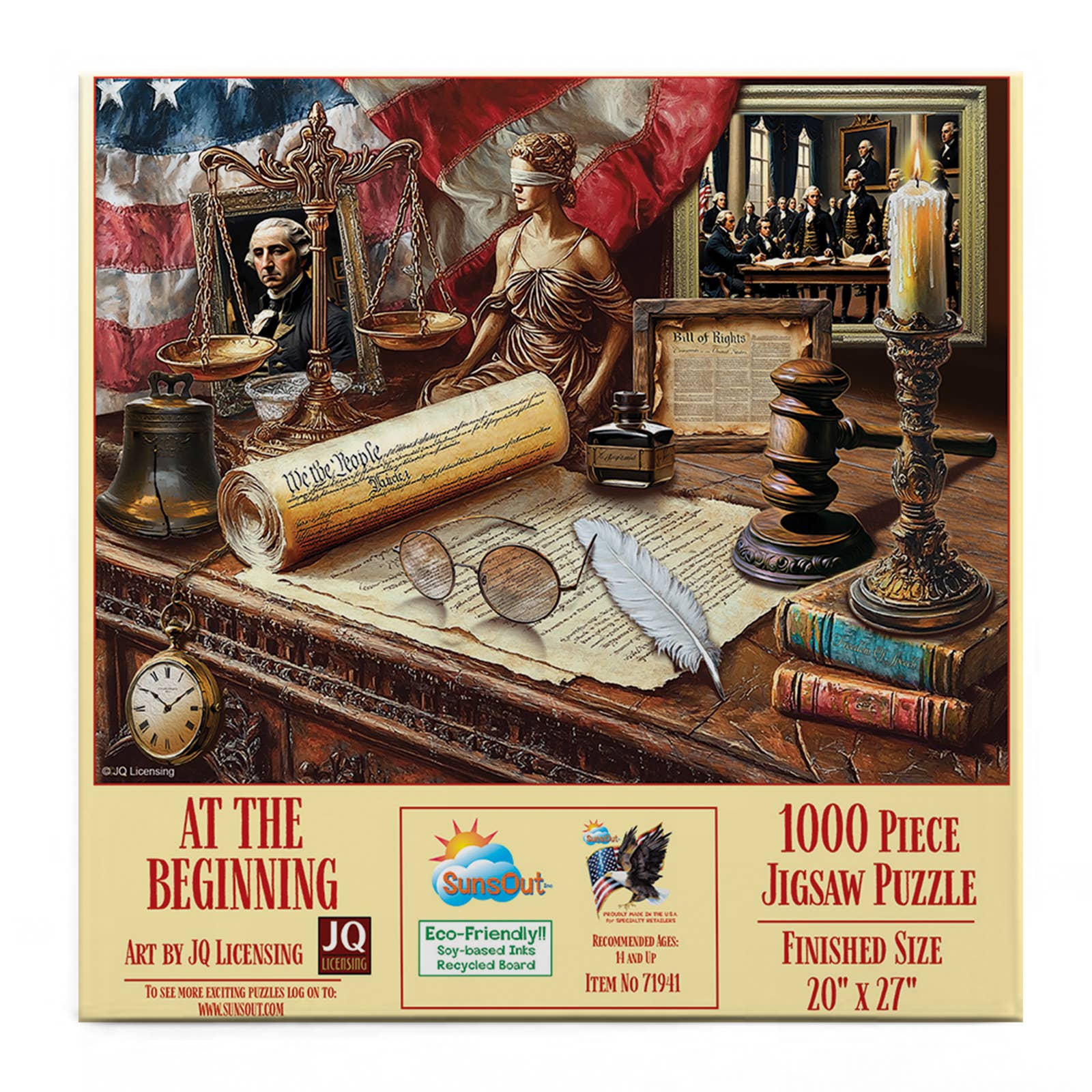 Celebrating America's 250th: At the Beginning | 1000 - Piece Jigsaw Puzzle - PatriotDepot.com