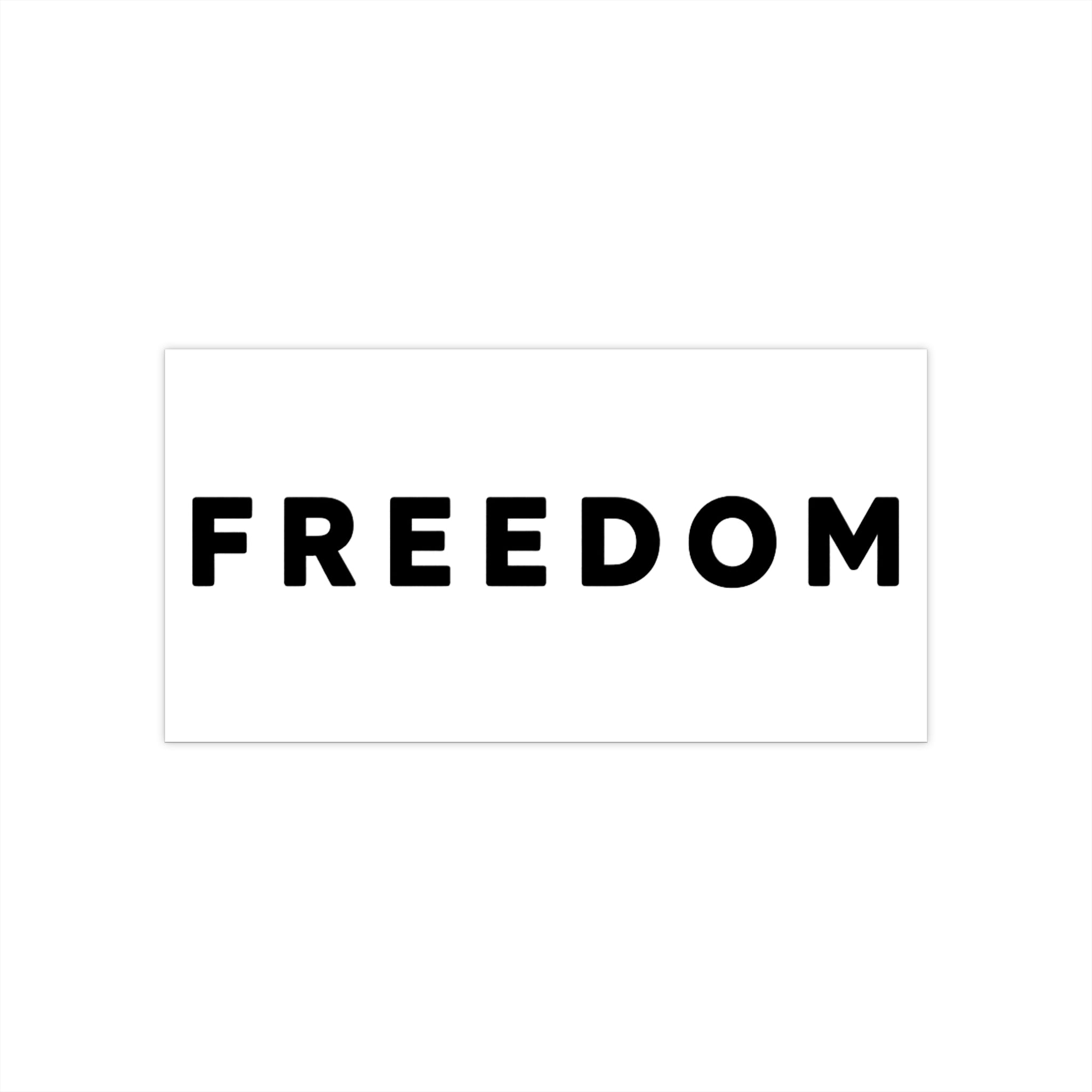 Charlie Kirk Commemorative “Freedom” Bumper Sticker - PatriotDepot.com