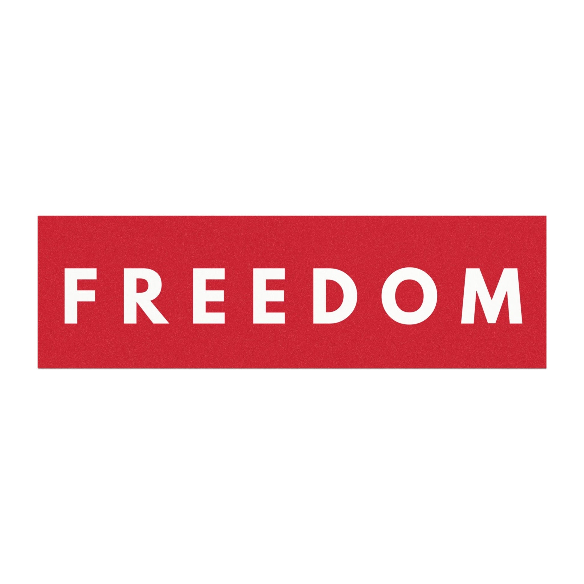 Charlie Kirk Commemorative "Freedom" Car Magnet | National Day of Remembrance Oct 14th - PatriotDepot.com