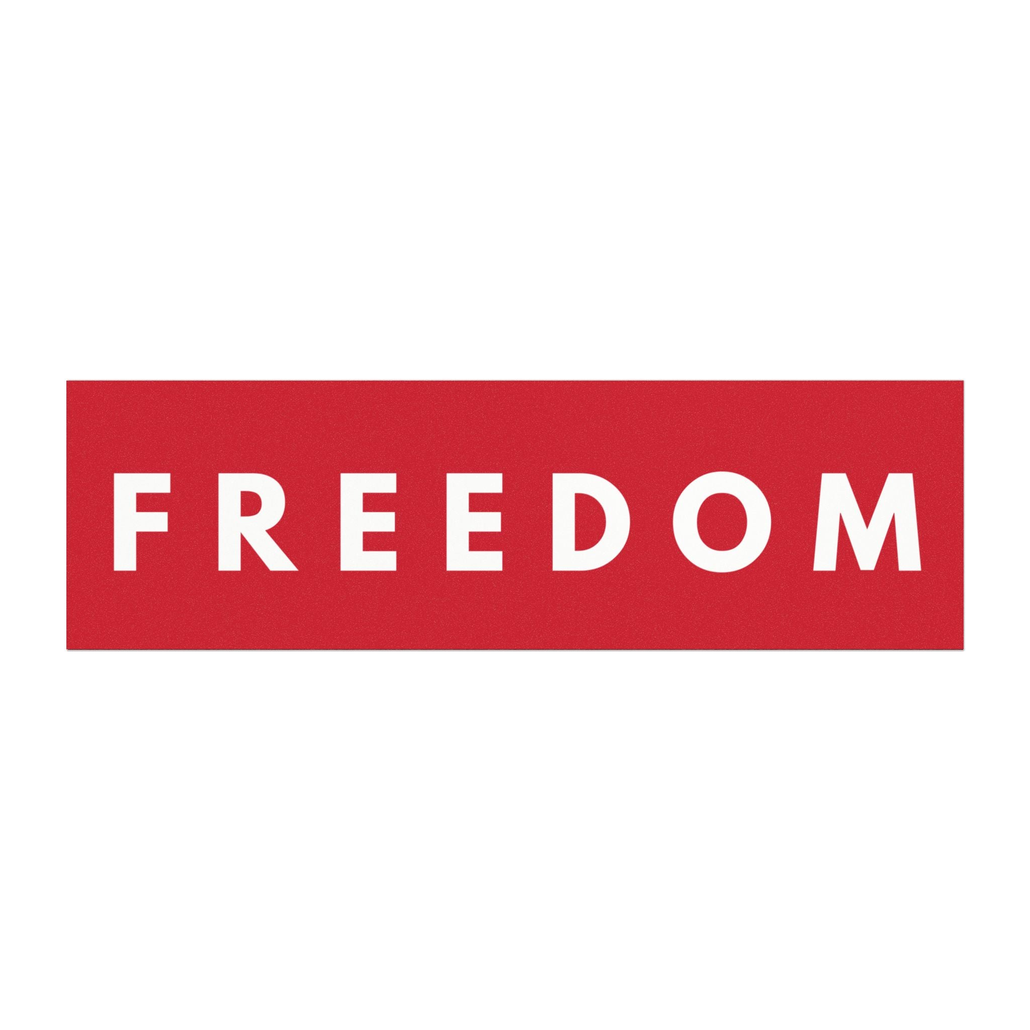 Charlie Kirk Commemorative "Freedom" Car Magnet | National Day of Remembrance Oct 14th - PatriotDepot.com