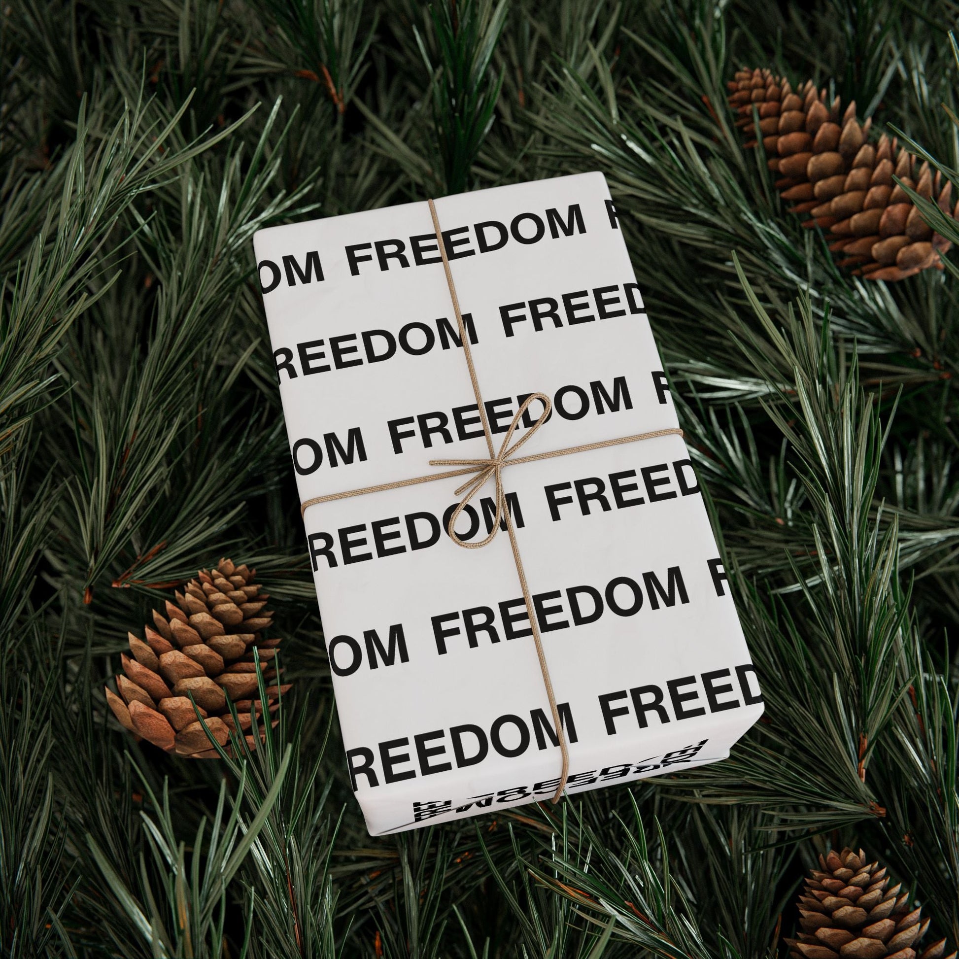 Charlie Kirk Commemorative “Freedom” Custom Wrapping Paper Roll - PatriotDepot.com