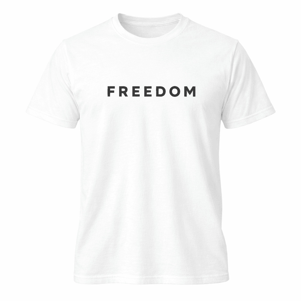 Charlie Kirk Commemorative "Freedom" T-Shirt - PatriotDepot.com