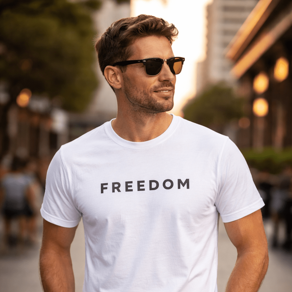 Charlie Kirk Commemorative "Freedom" T-Shirt - PatriotDepot.com