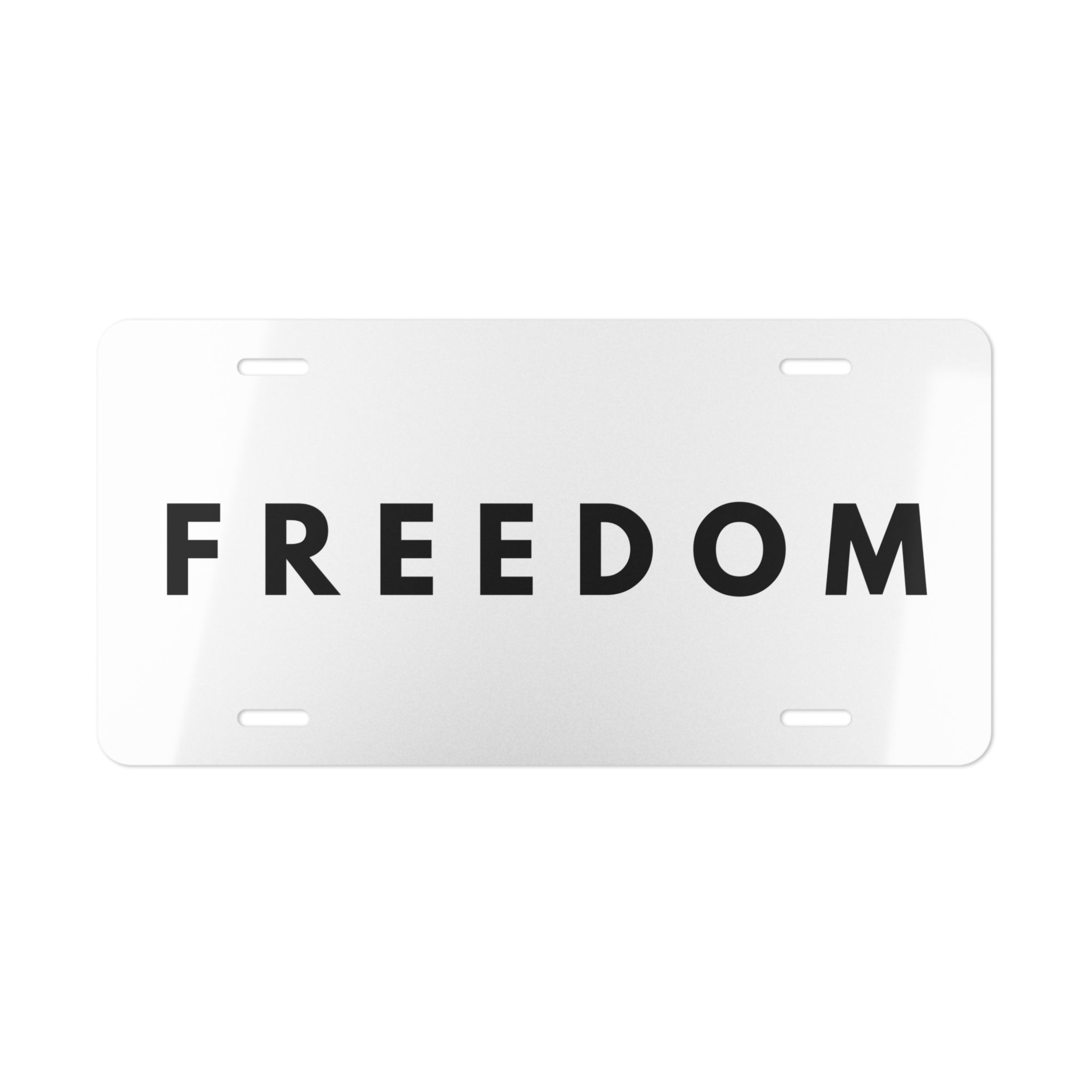 Charlie Kirk "FREDOM" Custom Vanity Plate - PatriotDepot.com