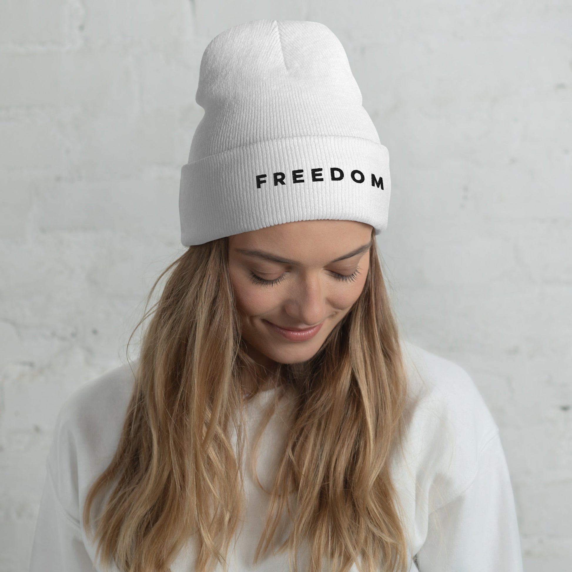 Charlie Kirk "FREEDOM" Cuffed Beanie - PatriotDepot.com