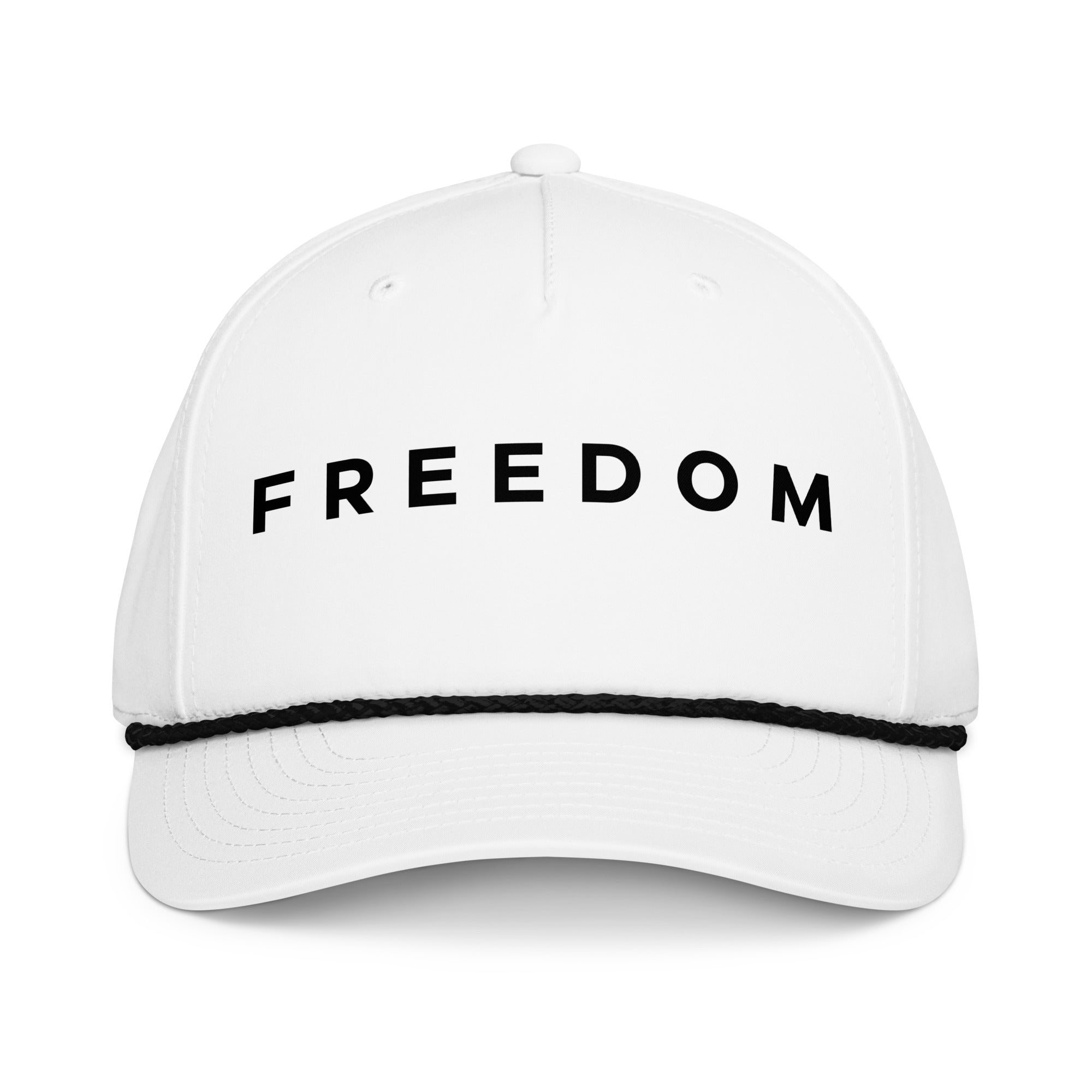 Charlie Kirk "FREEDOM" Custom Embroidered Rope Hat - PatriotDepot.com
