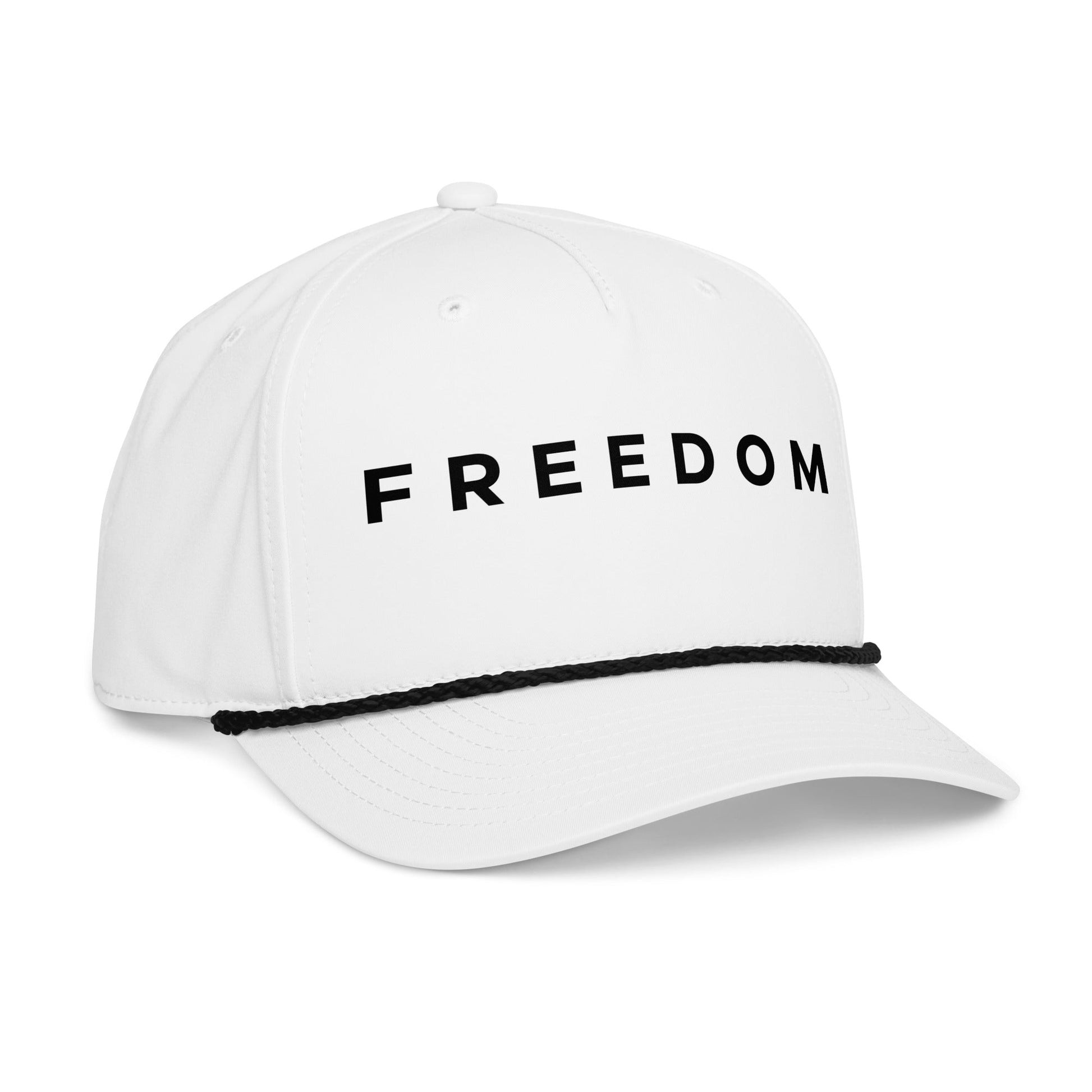 Charlie Kirk "FREEDOM" Custom Embroidered Rope Hat - PatriotDepot.com