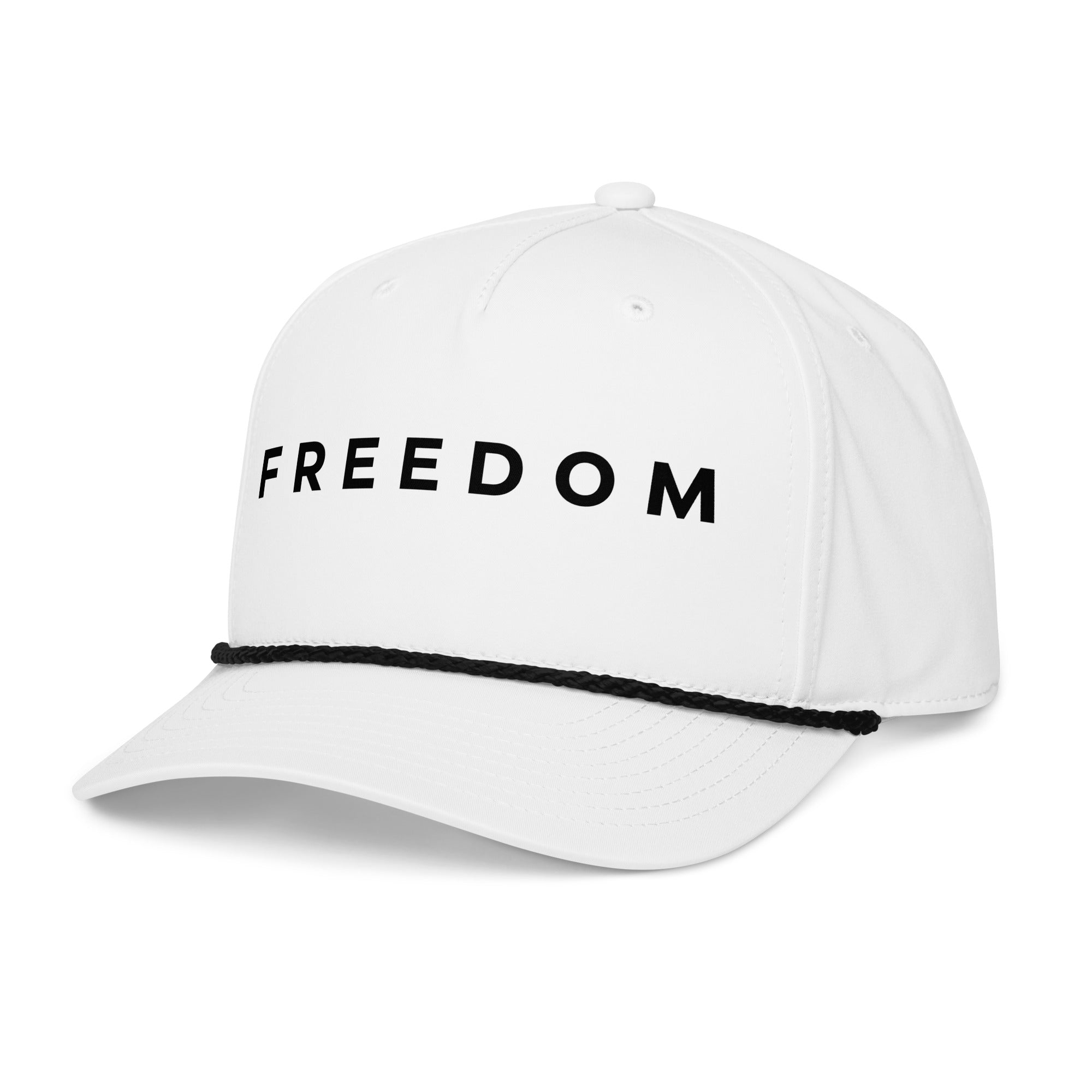 Charlie Kirk "FREEDOM" Custom Embroidered Rope Hat - PatriotDepot.com