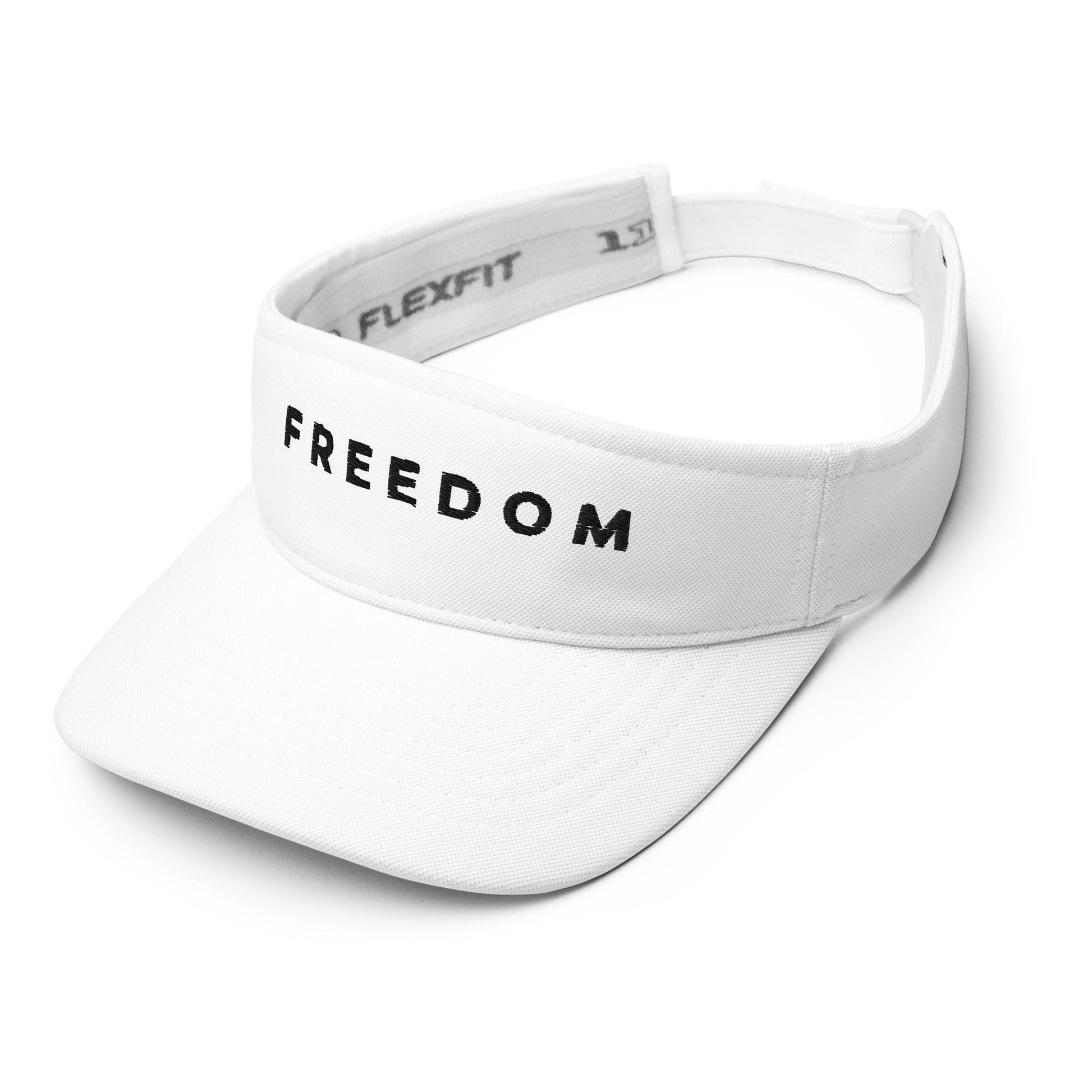 Charlie Kirk “FREEDOM” Custom Embroidered Visor - PatriotDepot.com