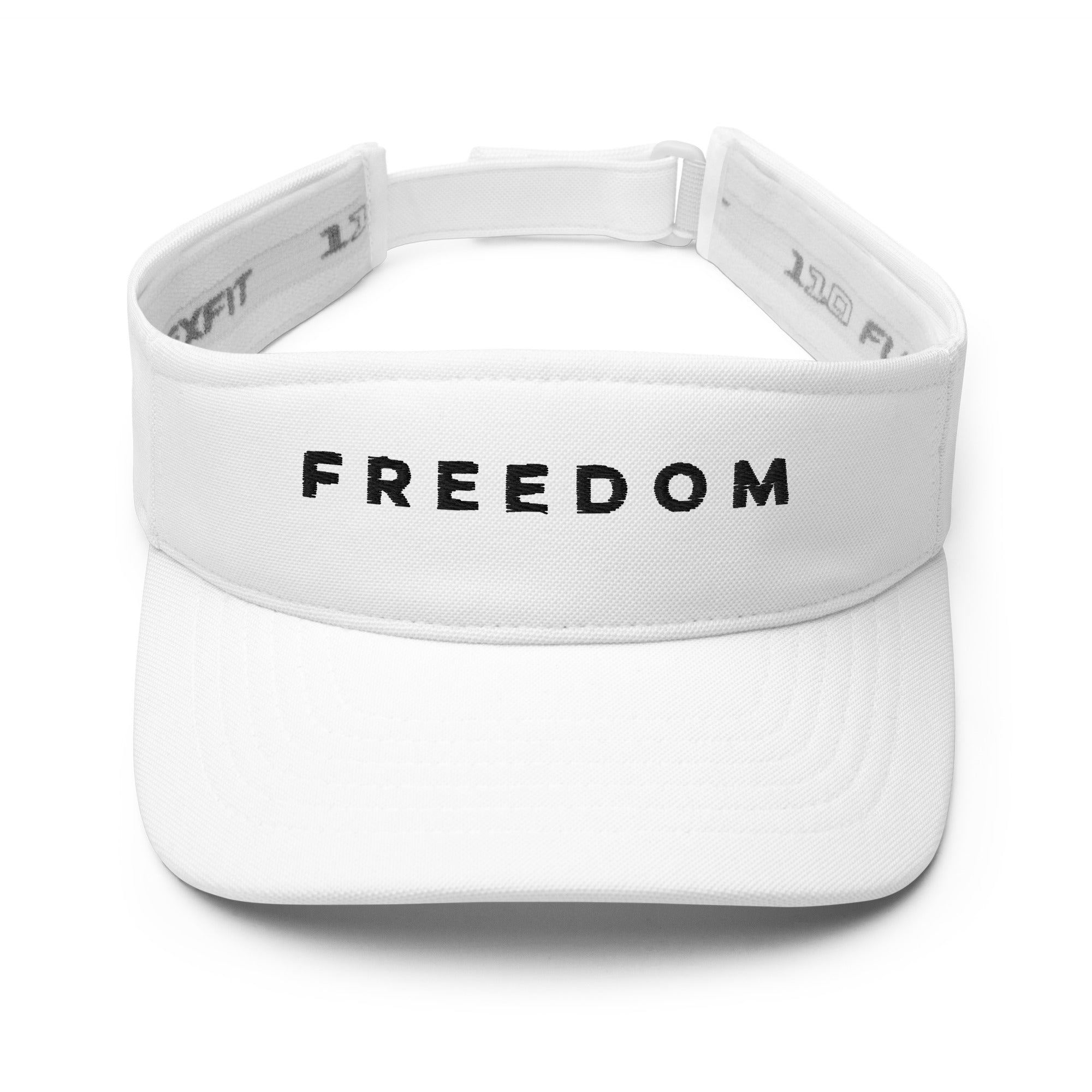 Charlie Kirk “FREEDOM” Custom Embroidered Visor - PatriotDepot.com