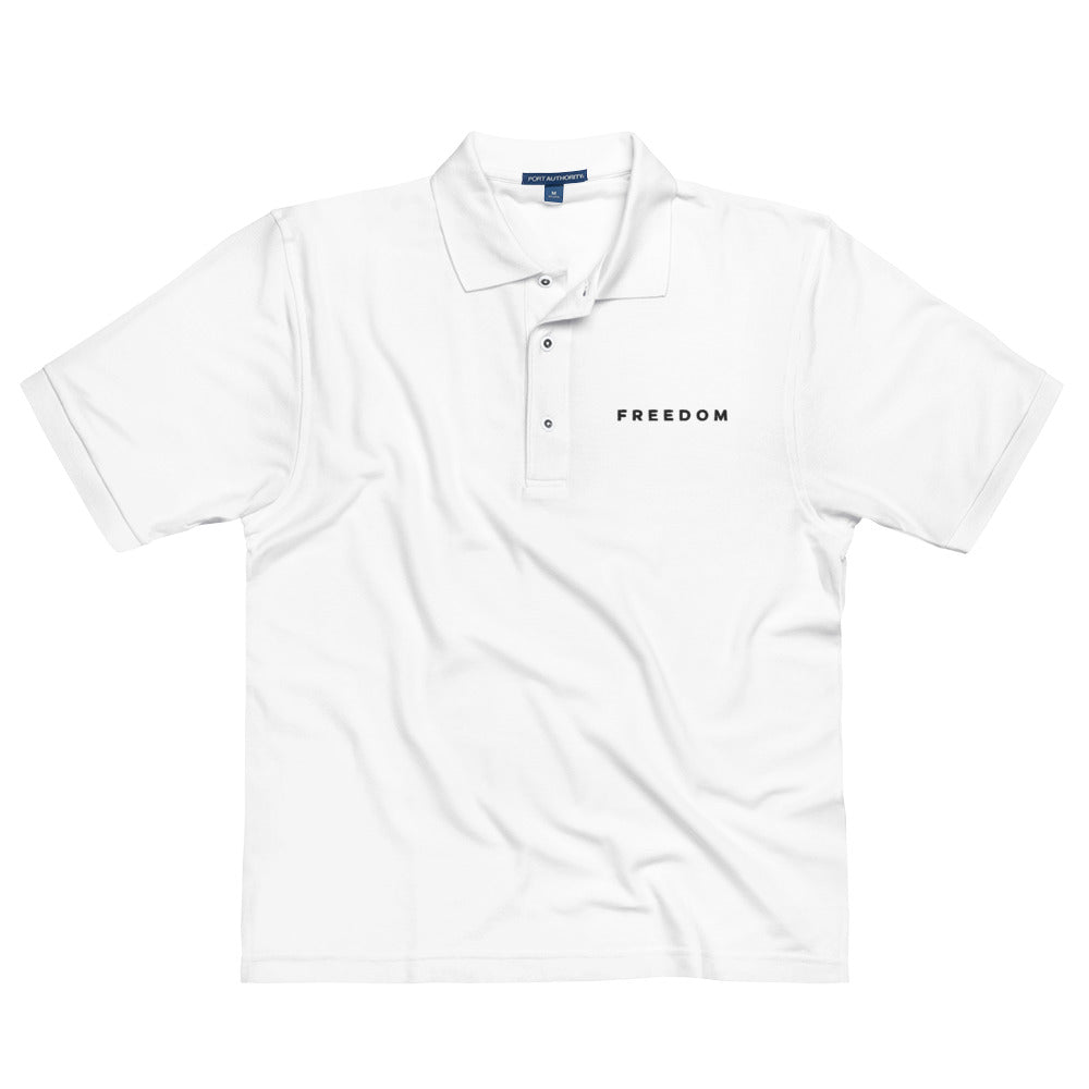 Charlie Kirk "FREEDOM" Premium Polo - PatriotDepot.com