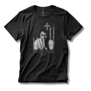 Charlie Kirk Quote "All Death Can Do to the Believer is Deliver Him to Jesus" T-Shirt - PatriotDepot.com