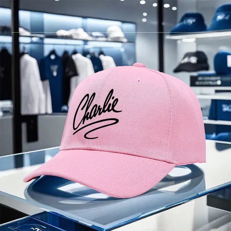 Charlie Kirk Signature Hat (Pink) - PatriotDepot.com