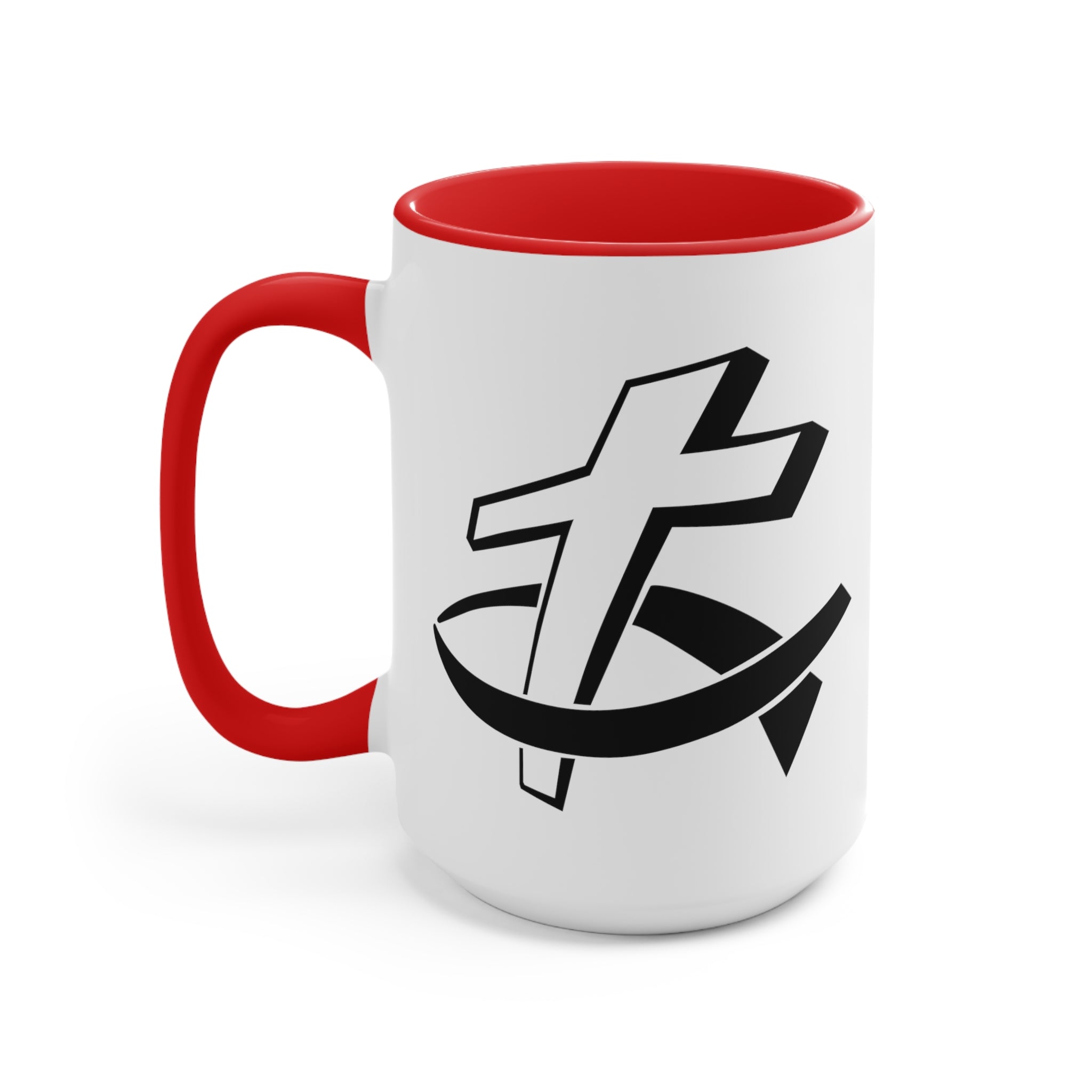 Christian Fish/Cross Mug - PatriotDepot.com