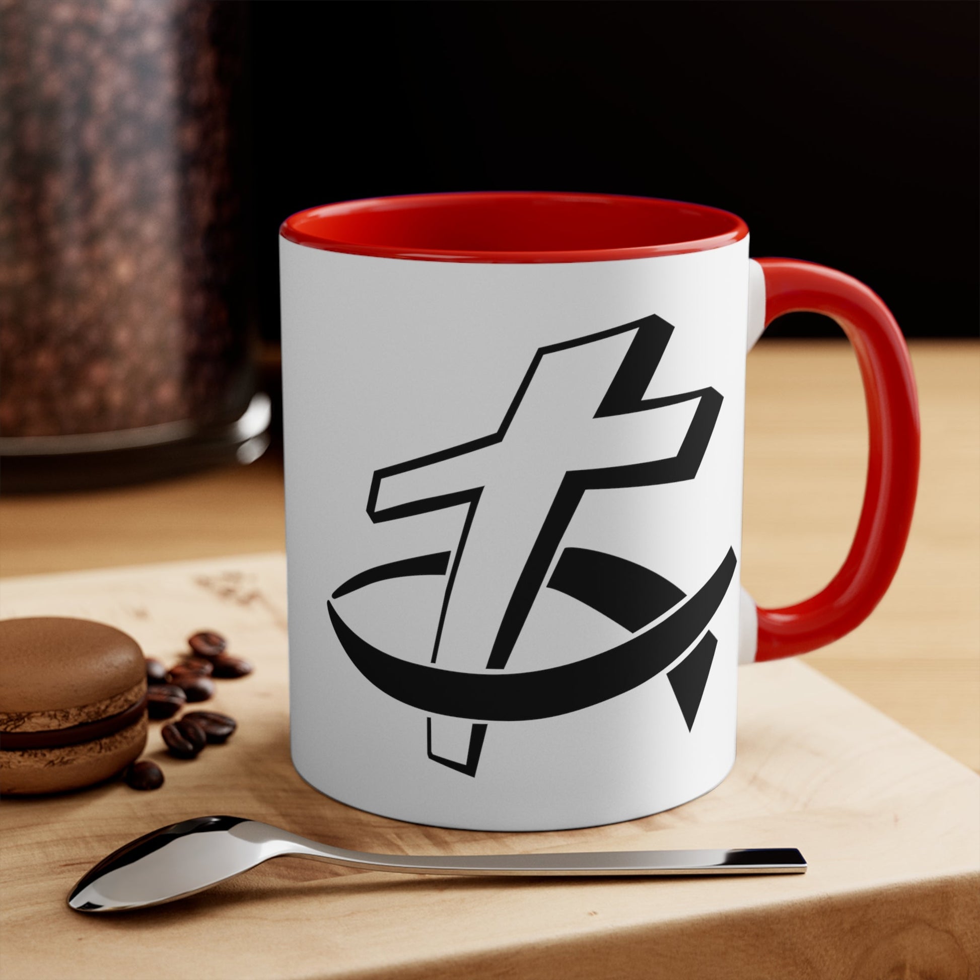 Christian Fish/Cross Mug - PatriotDepot.com