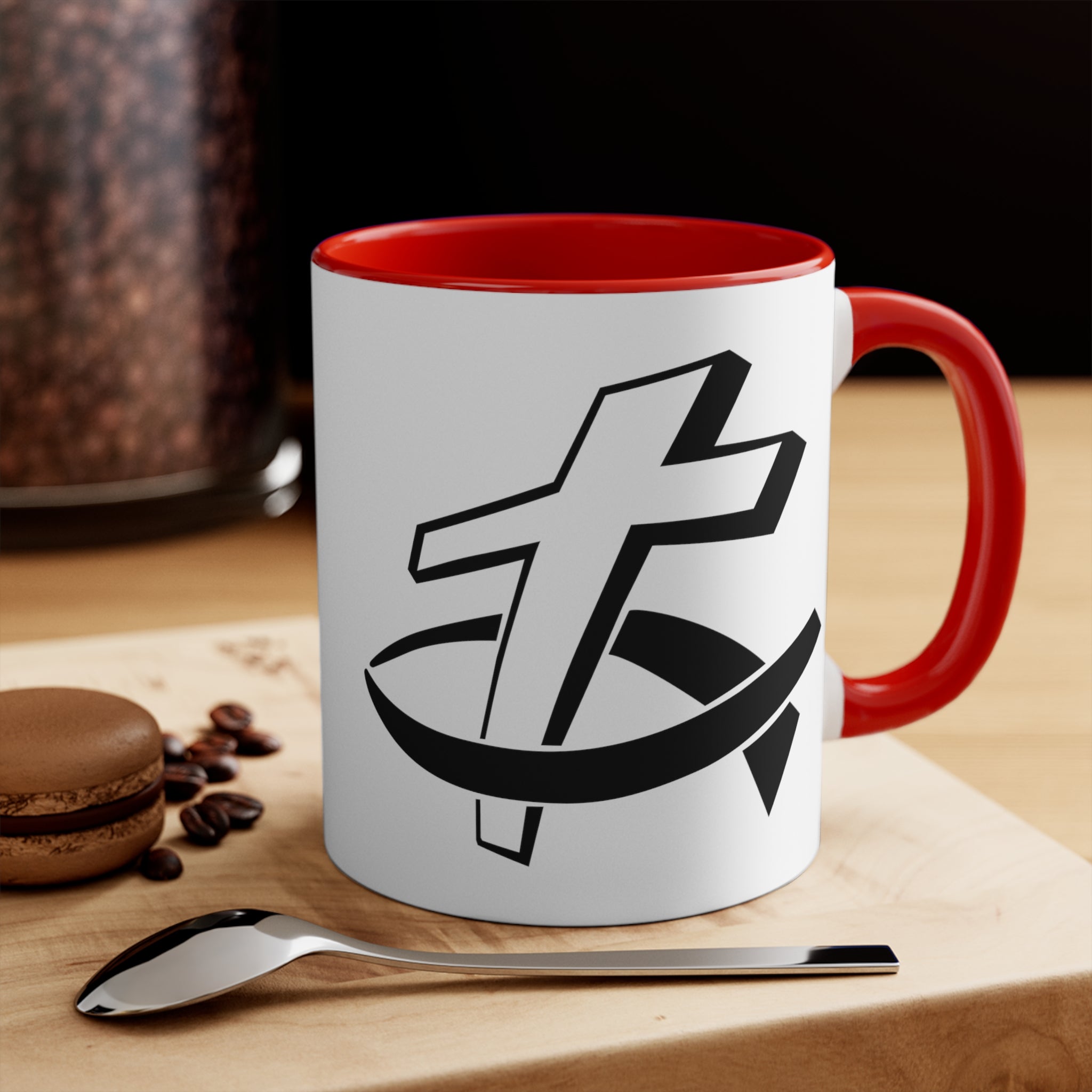 Christian Fish/Cross Mug - PatriotDepot.com