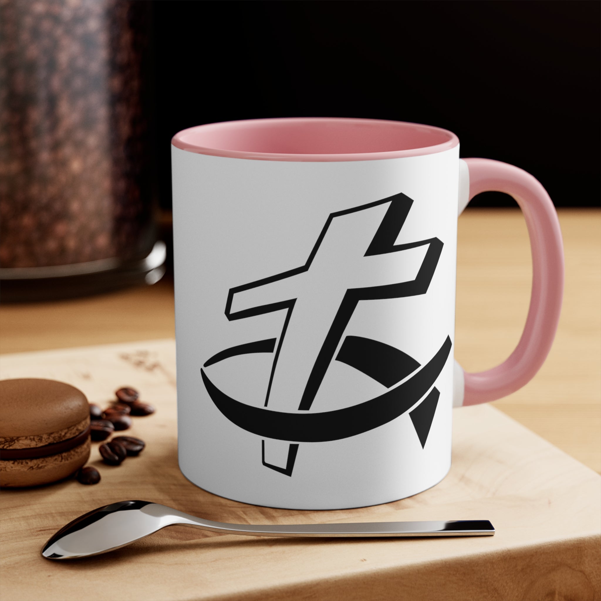 Christian Fish/Cross Mug - PatriotDepot.com