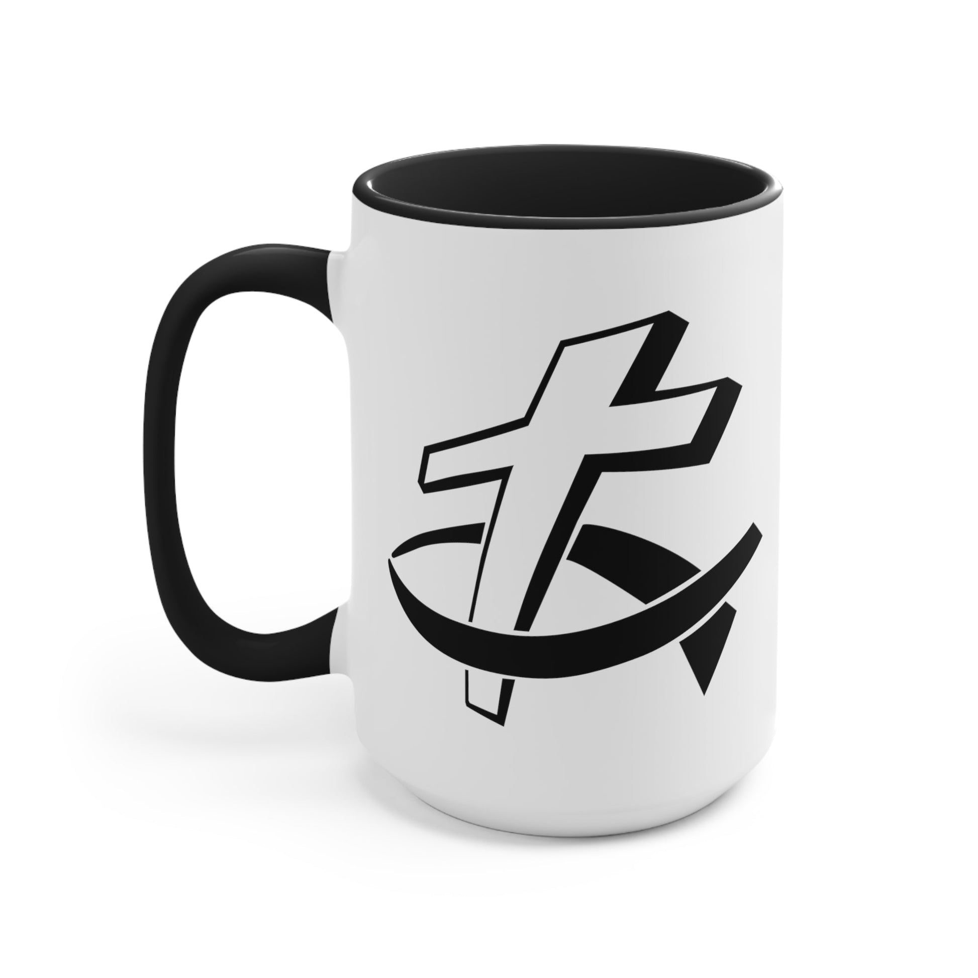 Christian Fish/Cross Mug - PatriotDepot.com