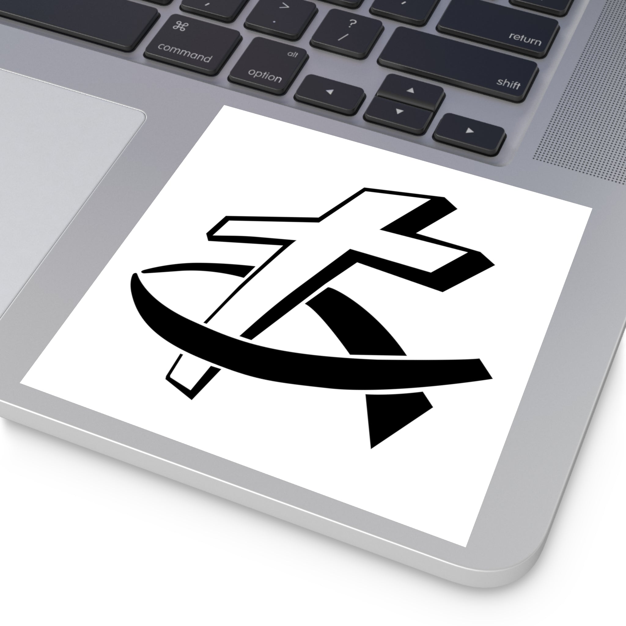Christian Fish/Cross Sticker (Indoor\Outdoor) - PatriotDepot.com