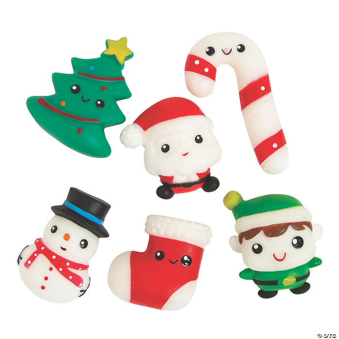 Christmas Themed Mochi Squishies (Assorted 2 pack)