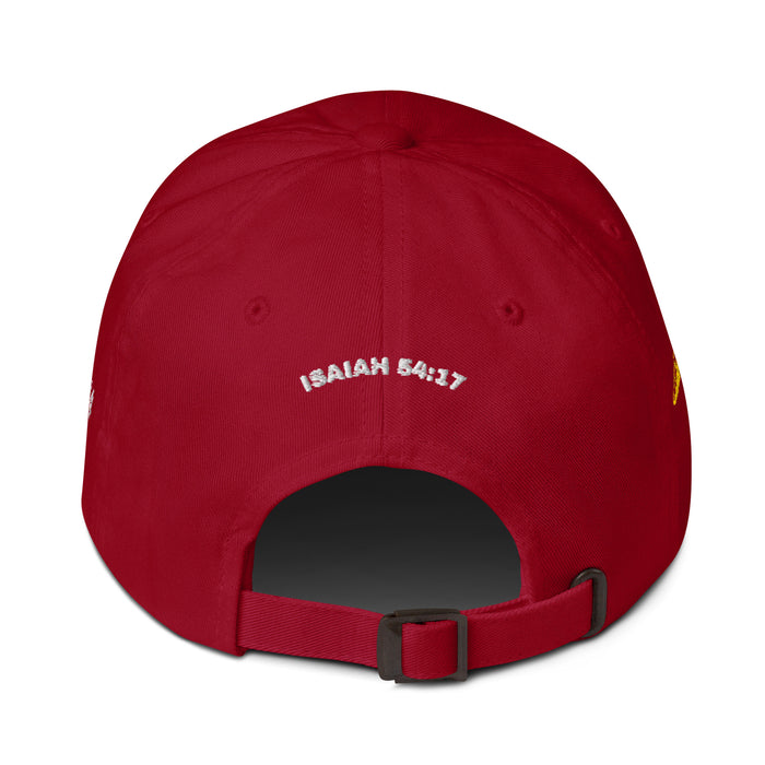 Exclusive: MAGA July 13, 2024 Trump Custom 4-Sided Embroidered Hat (Isaiah 54:17)