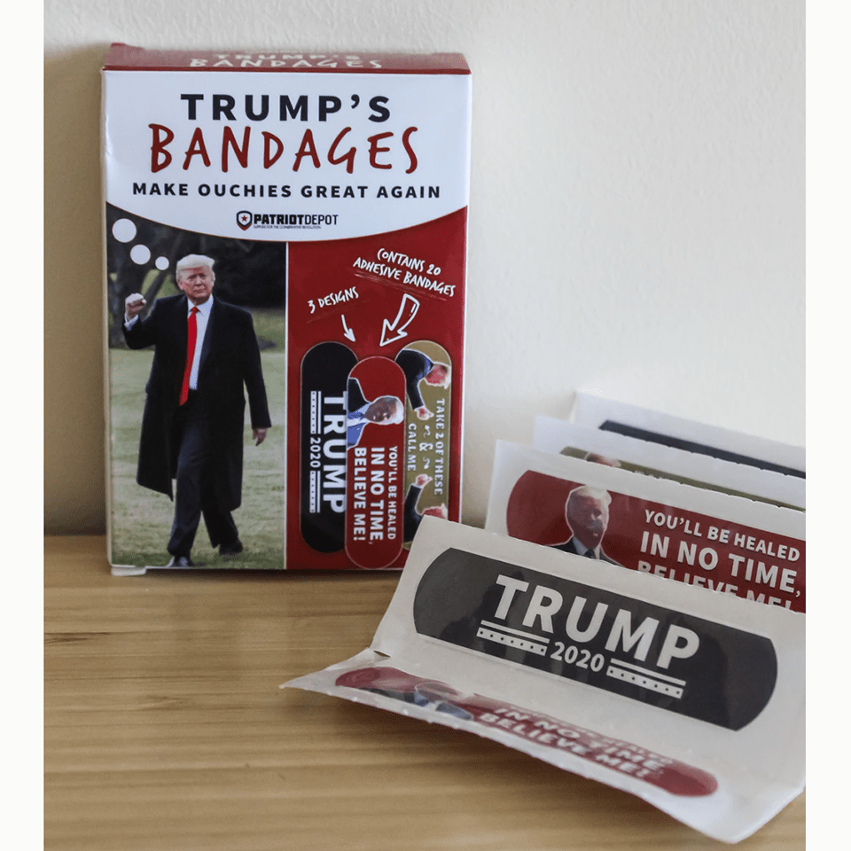 Collectors Item: Trump Adhesive Bandages - PatriotDepot.com