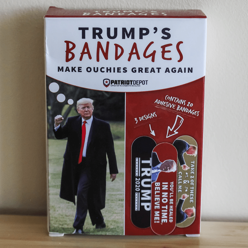 Collectors Item: Trump Adhesive Bandages - PatriotDepot.com
