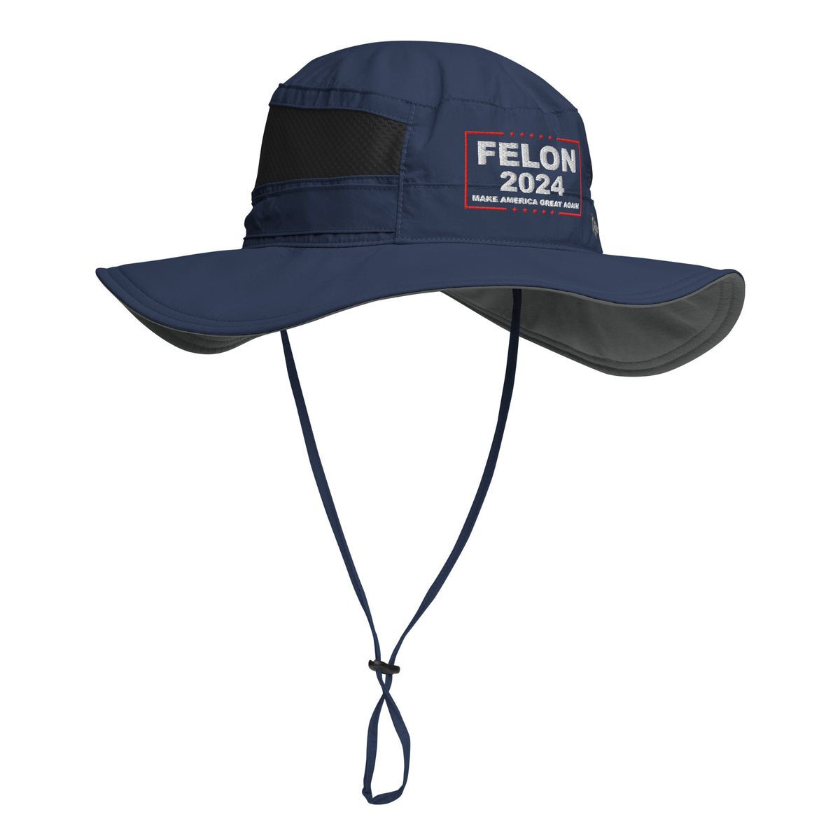 Felon 2024 Make America Great Again Columbia Booney Hat — PatriotDepot.com