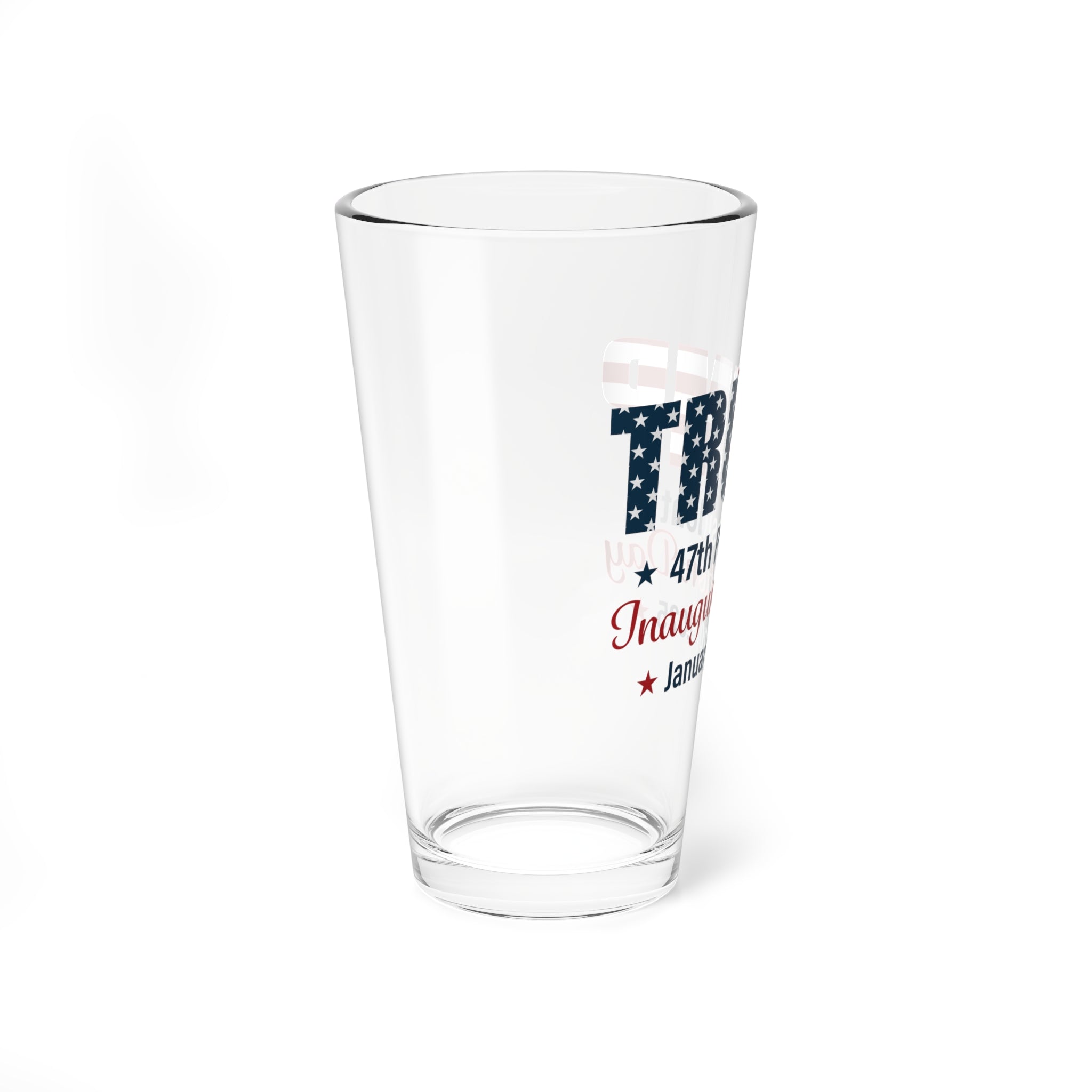 Commemorative Trump 47th President Inauguration Day January 20, 2025 Pint Glass - PatriotDepot.com