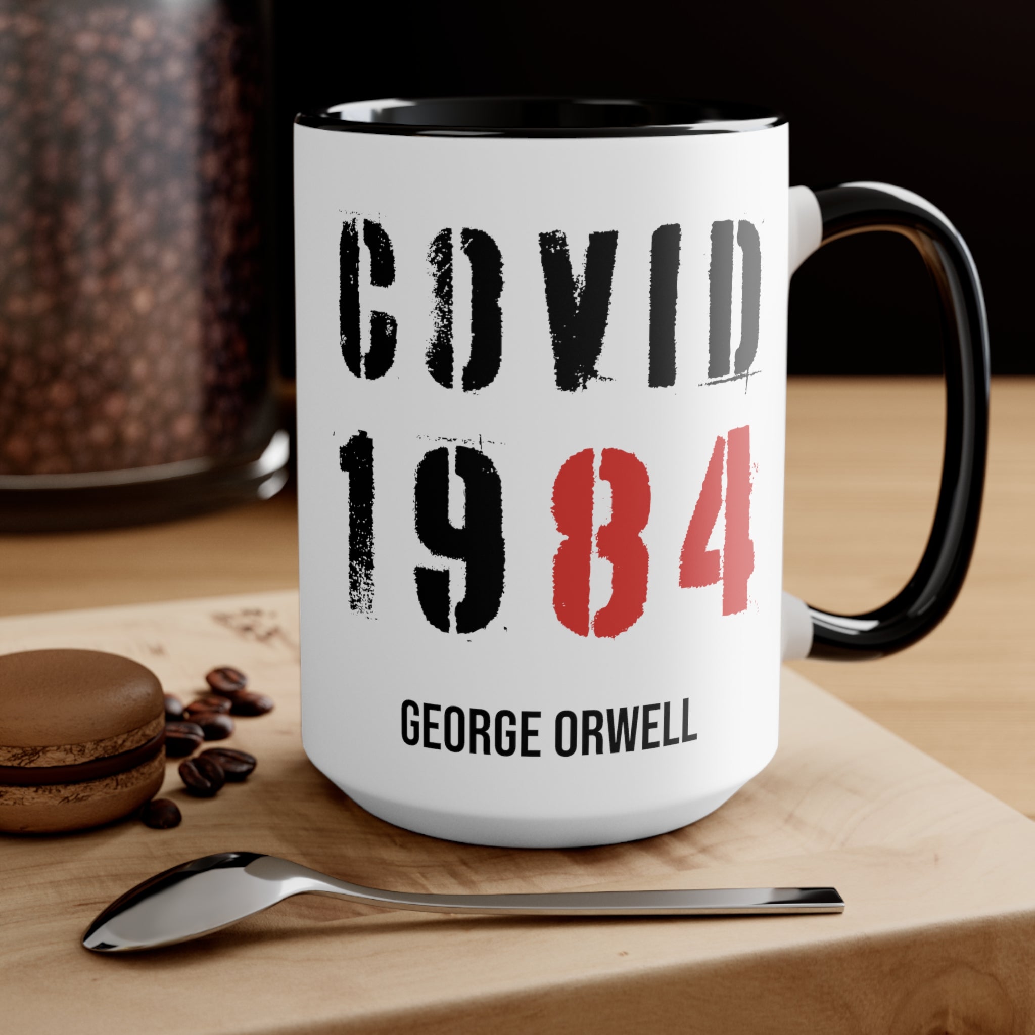 Covid 1984 Mug (2 sizes, 2 colors) - PatriotDepot.com