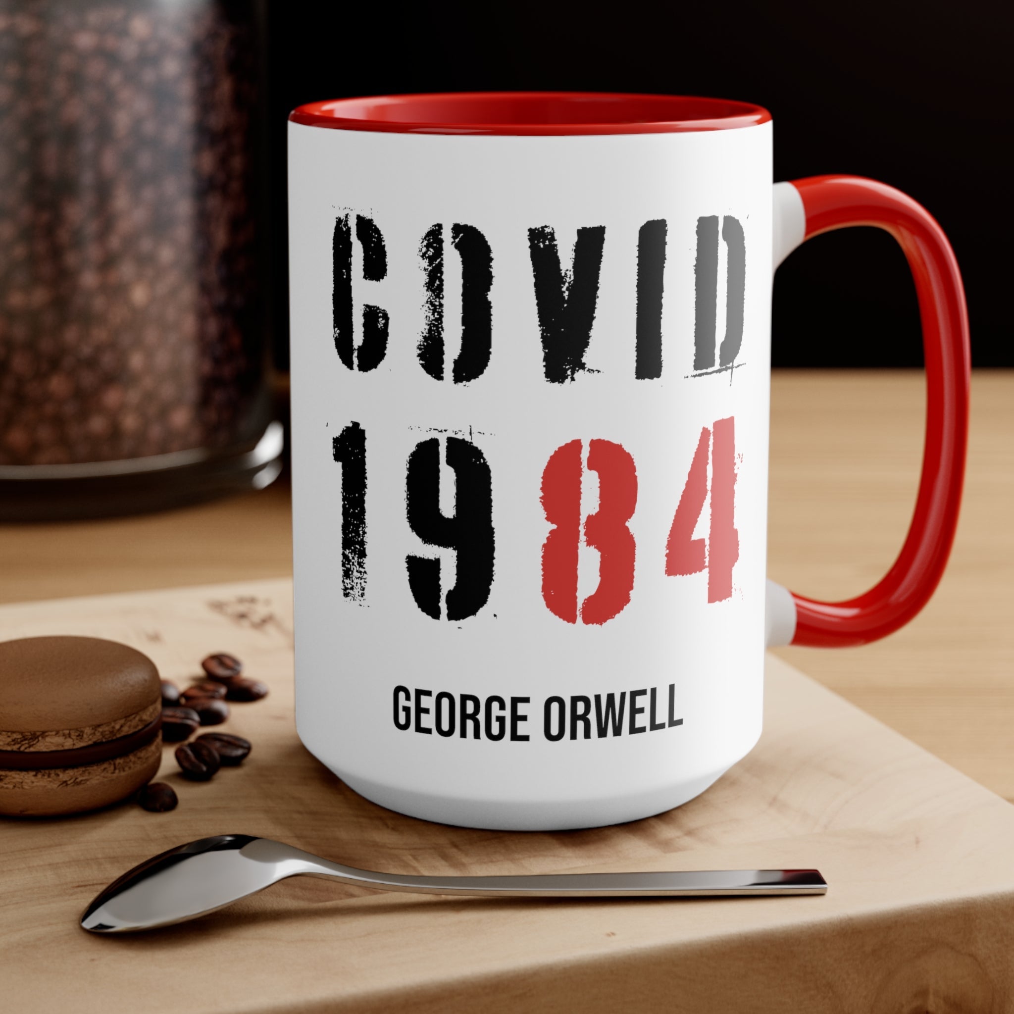 Covid 1984 Mug (2 sizes, 2 colors) - PatriotDepot.com
