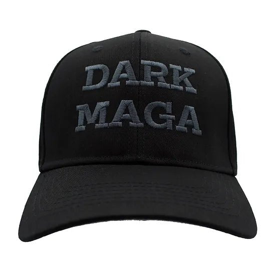 Dark MAGA Custom Embroidered Hat - PatriotDepot.com