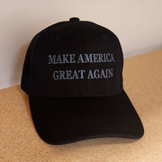 Dark "Make America Great Again" Custom Embroidered Hat - PatriotDepot.com