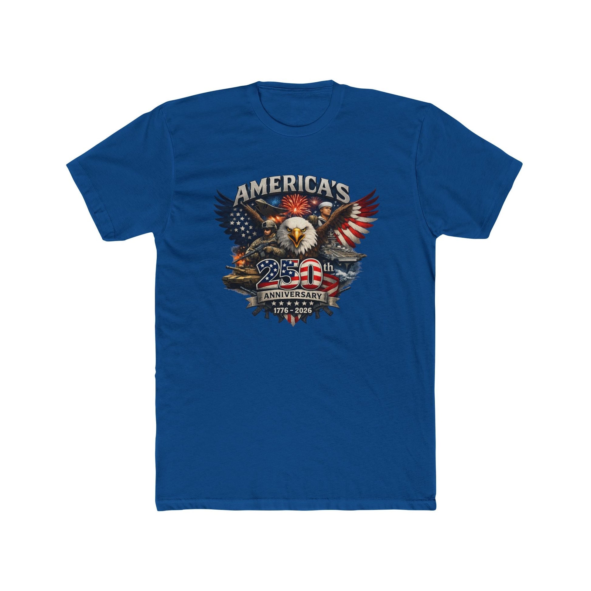 Defenders of Liberty | America’s 250th Anniversary 1776–2026 T-Shirt - PatriotDepot.com