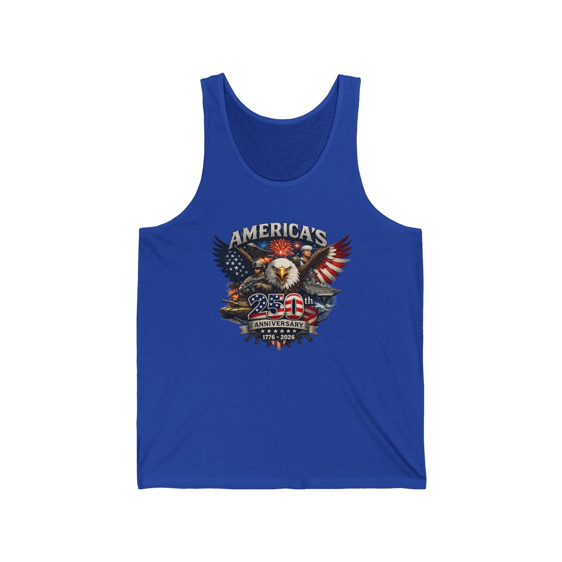 Defenders of Liberty | America’s 250th Anniversary 1776–2026 Tank Top - PatriotDepot.com