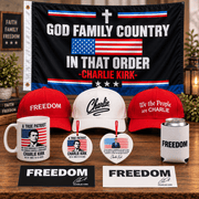 Deluxe Charlie Kirk Memorial Tribute Bundle - PatriotDepot.com